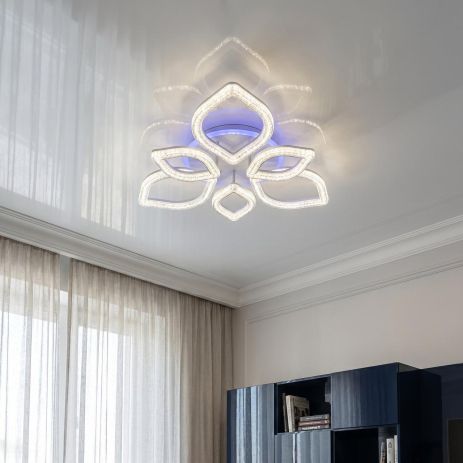 Люстра Звезда Arctic Diasha 78W до 18 м² цвет Белый 2599/3+3WH 3col dim