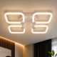 LED Люстра на стелю VALESO G 2589/4 WT 56W, 3000K-6500K, з Пультом 2.4G і Затемненням