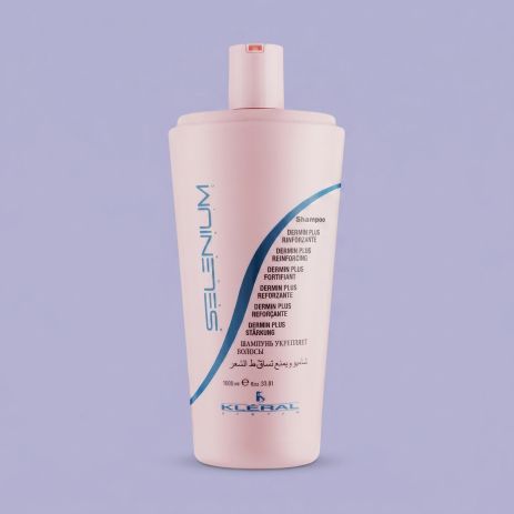 Укрепляющий шампунь Kleral System Selenium Dermin-Plus Shampoo против выпадения волос, 1000 мл