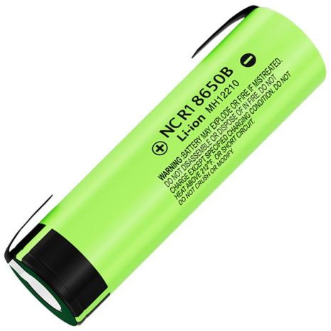 Акумулятор LiitoKala 34B-N 18650 / NCR18650B / під паяння / без захисту / 6A / 3400mah / Original