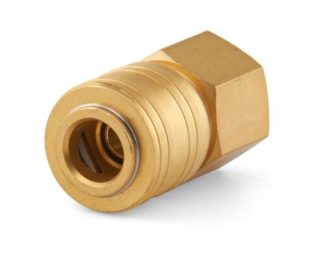 Быстроразъёмное соединение внутреннее с резьбой 1/2", латунь Miol 81-276