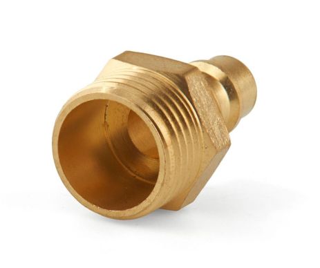 Штуцер быстросъёмный с наружной резьбой 1/2", латунь Miol 81-284