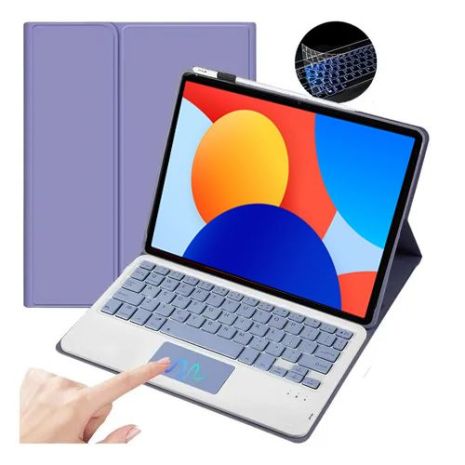 Чохол клавіатура для Xiaomi Redmi Pad 2 11 2025 Bluetooth Keyboard Фіолетовий