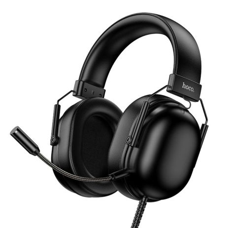 Наушники накладные Hoco W113 игровые USB black