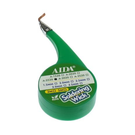 Очищувач припою Aida A-2520 (2.5mm x 2m)