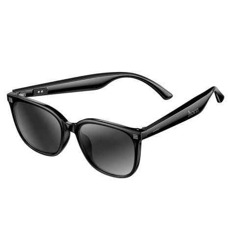 Сонцезахисні окуляри з навушниками HOCO DI87 Max Cool Air conduction Bluetooth audio sunglasses |BT5.2, 8h| black