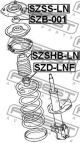 Опора переднього амортизатора Suzuki SX4 S-CROSS/SX4/Liana, FEBEST (SZSSLN)