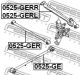 Тяга задняя поперечная правая Mazda 626 IV/Ford Probe I/Probe, FEBEST (0525GERR)