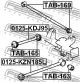Тяга задняя продольная верхняя Toyota Land Cruiser/Hilux VI/4 Runner, FEBEST (0125KDJ95)