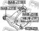 Опора шарова переднього нижнього важеля Renault Koleos II/Koleos/Nissan, FEBEST (0220J31)