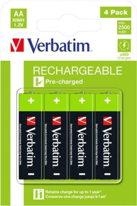 Акумулятори Verbatim AA/HR06 NI-MH 2600 mAh BL 4шт