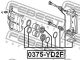 Ремкомплект переднего тормозного суппорта, HONDA 01463STXA00, FEBEST (0375YD2F)