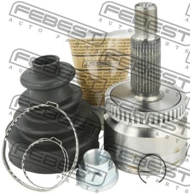 ШРУС наружный 25x72x30 Hyundai JM/Hyundai Tucson/Hyundai Tucson I, FEBEST (1210IX35D7A48)