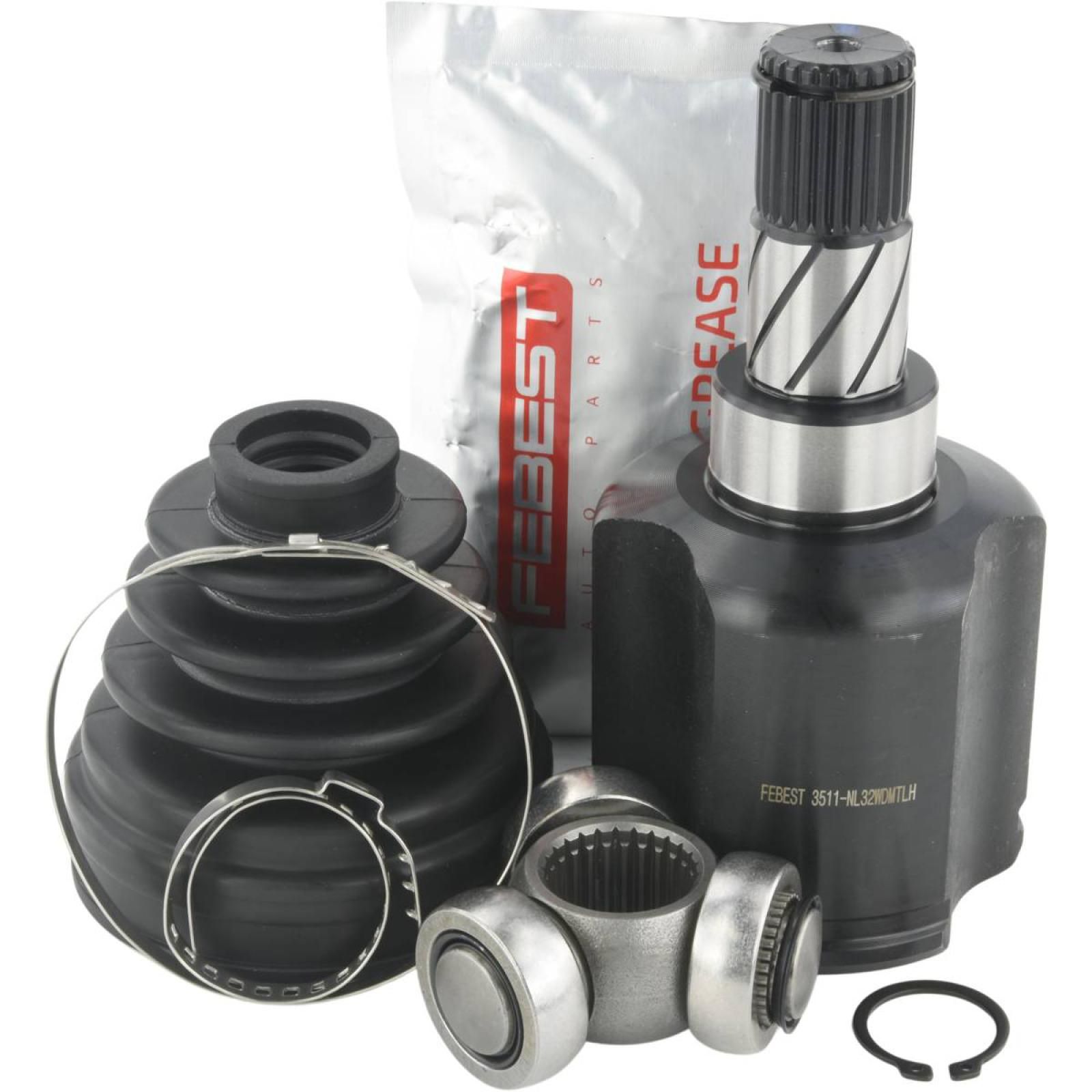 ШРУС внутренний левый 26x40x26 Geely Atlas/Geely Boyue/Geely Emgrand X7 Sport, FEBEST (3511NL32WDMTLH) ШРУС внутренний левый 26x40x26 Geely Atlas/Geely Boyue/Geely Emgrand X7 Sport, FEBEST (3511NL32WDMTLH)