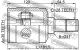 ШРУС внутренний левый 35x41x28 Hyundai Santa FÉ II/Hyundai Santa FÉ III, FEBEST (1211DM24MTLH)