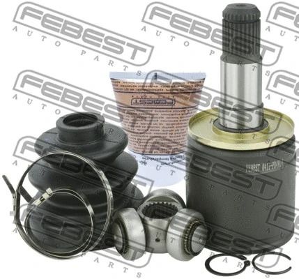 ШРУС внутренний левый 25x34.5x28 Mitsubishi Delica/Mitsubishi Space Gear, FEBEST (0411PD4WLH)