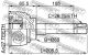 ШРУС наружный 27x60x26 Toyota Carina ED I/Toyota Celica/Toyota Celica IV, FEBEST (0110059)