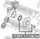 Подшипник ступичный задний, ремкомплект 43x82x37 Audi A6/A4/80, FEBEST (DAC43820037KIT)