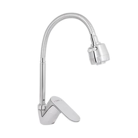 Кухонний змішувач Lidz Tani 008F4 з гнучким виливом (k40) Chrome