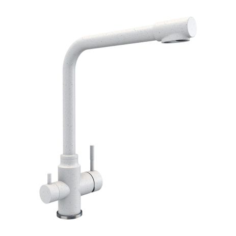 KT 8201 (8626) смеситель под фильтр VALESO БЕЛЫЙ В КРАПКУ