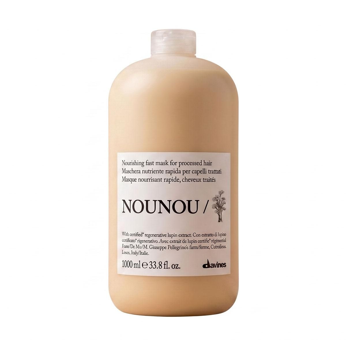 Маска Davines NOUNOU Mask інтенcивного відновлення пошкодженого волосся, 1000 мл Маска Davines NOUNOU Mask інтенcивного відновлення пошкодженого волосся, 1000 мл
