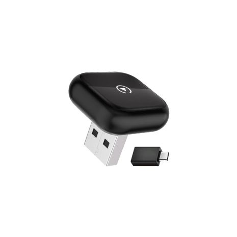 Адаптер бездротовий 2в1 для Apple Carplay/Android Auto USB/WIFI/5GHz Bluetooth 5.0 (C003K) Black