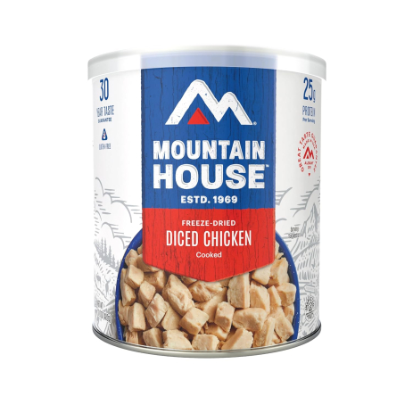 Сублимированное мясо курицы кусочками с большим сроком годности 30 лет Mountain House, 14 порций