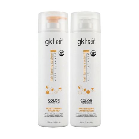 Увлажняющий набор GKhair Global Keratin: шампунь и кондиционер 1000 + 1000 мл