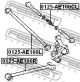 Тяга задня поперечна Toyota Corolla Verso/Corolla Compact/Corolla Liftback, FEBEST (0125AE100L)