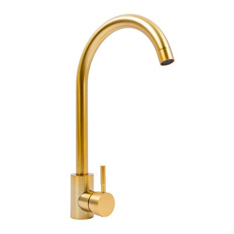 Смеситель кухонный VALESO JW449 PVD золотой