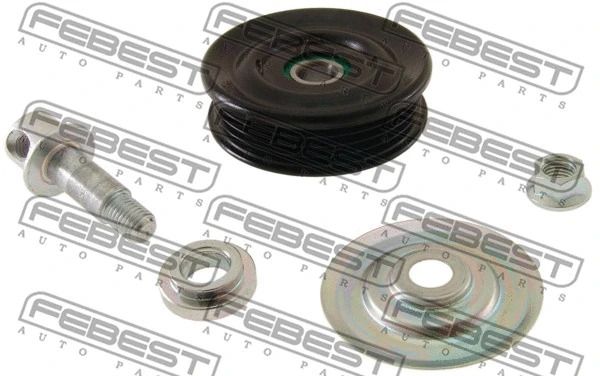 Комплект натяжного ролика ремня кондиционера Toyota Cresta III/Toyota Cresta V, FEBEST (0187GX100) Комплект натяжного ролика ремня кондиционера Toyota Cresta III/Toyota Cresta V, FEBEST (0187GX100)