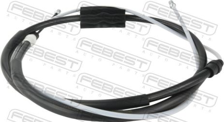 Трос ручного тормоза Renault Megane II/Megane IV/Grand Scénic, FEBEST (24100MEGII) Трос ручного тормоза Renault Megane II/Megane IV/Grand Scénic, FEBEST (24100MEGII)