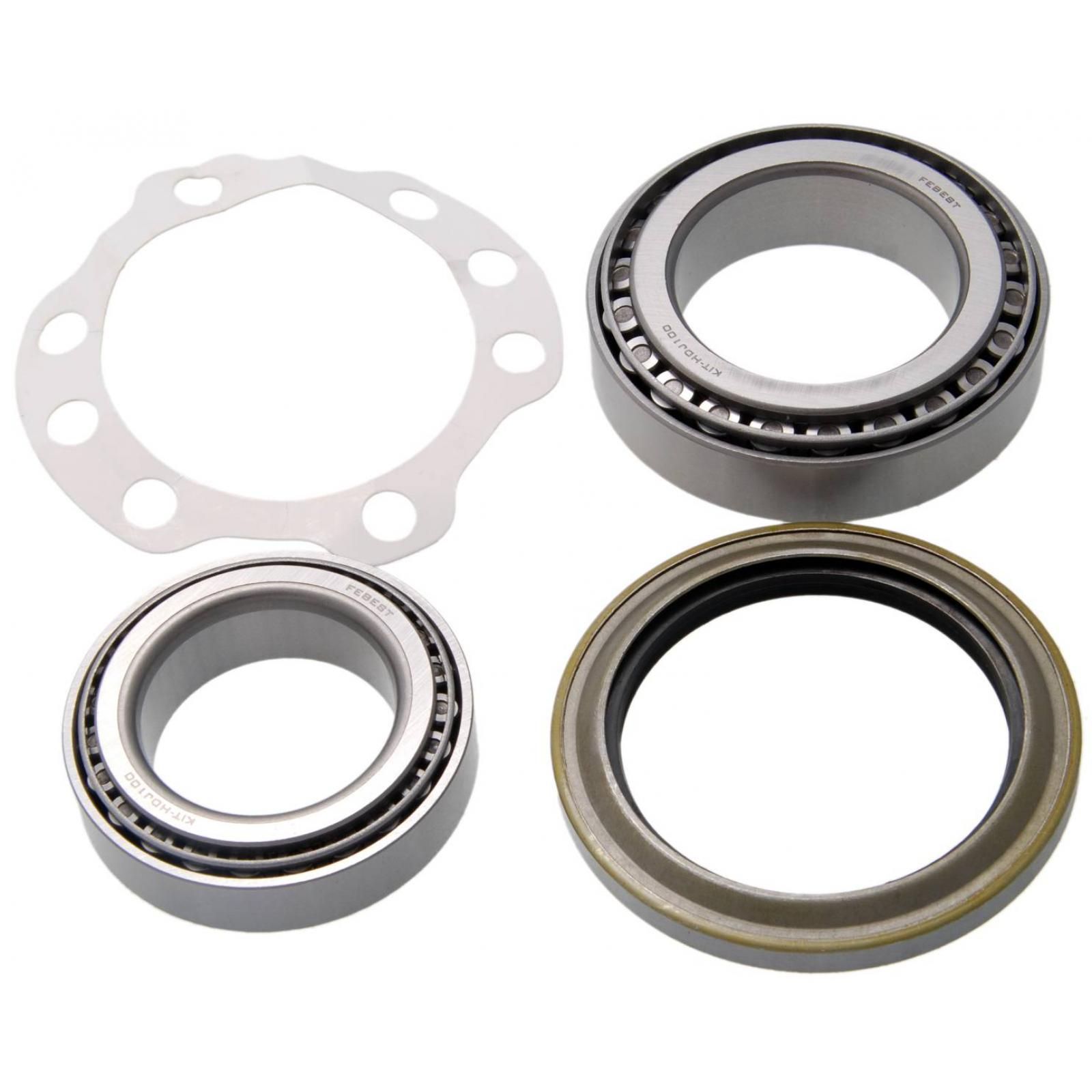 Подшипник задней полуоси, комплект Toyota Land Cruiser/Lexus LX/LX 450, FEBEST (KITHDJ100) Подшипник задней полуоси, комплект Toyota Land Cruiser/Lexus LX/LX 450, FEBEST (KITHDJ100)