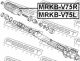 Пильник рульовий рейки лівий Mitsubishi Pajero IV/Pajero III/Montero, FEBEST (MRKBV75L)