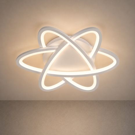 Потолочная люстра VALESO LI97016-480 WH, белая, LED