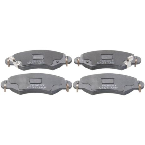Колодки тормозные передние (с противоскрипной пластиной) Suzuki Wagon R+/SC100/Wagon R, FEBEST (0701WRF)