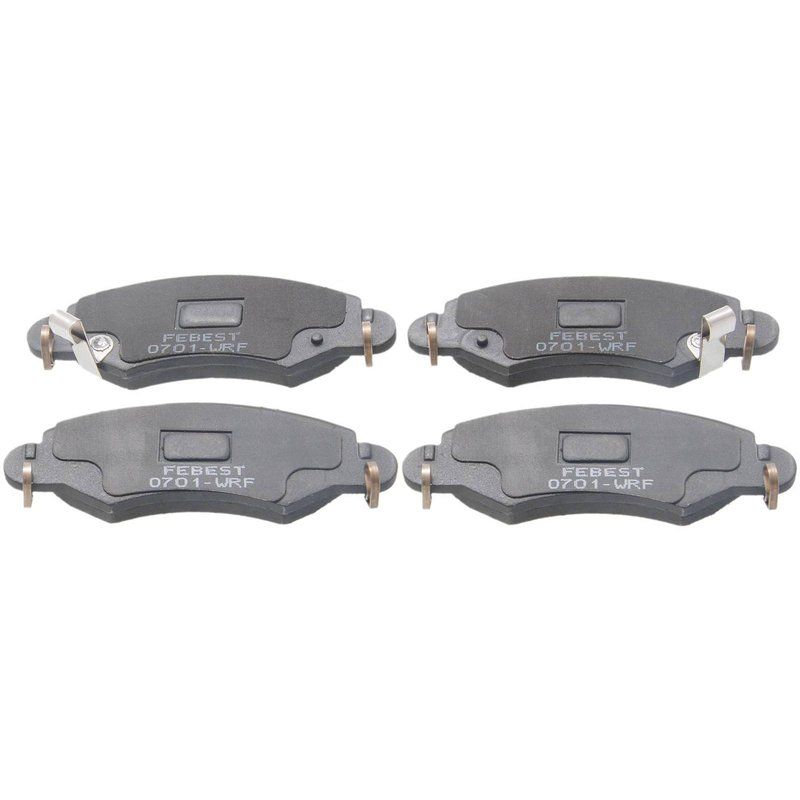 Колодки тормозные передние (с противоскрипной пластиной) Suzuki Wagon R+/SC100/Wagon R, FEBEST (0701WRF) Колодки тормозные передние (с противоскрипной пластиной) Suzuki Wagon R+/SC100/Wagon R, FEBEST (0701WRF)