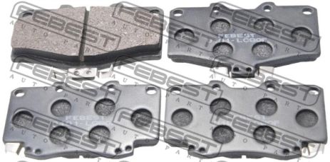 Гальмівні колодки передні Toyota Hilux III/4 Runner I/4 Runner II, FEBEST (0101LC90F)