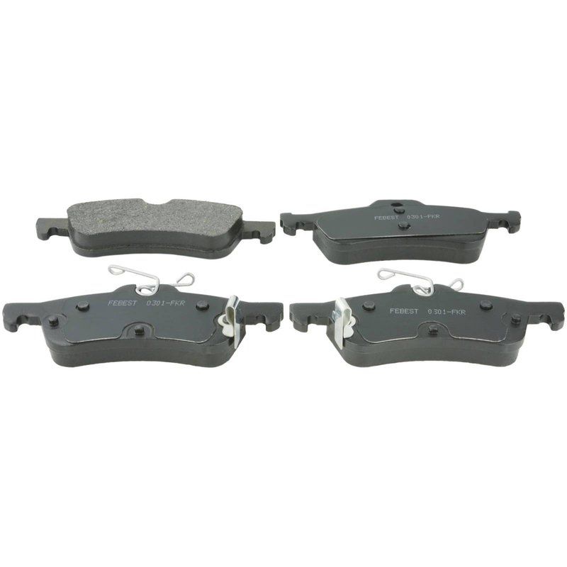 Колодки тормозные задние, комплект (с противоскрипной пластиной) Honda CIVIC IX/Toyota Yaris, FEBEST (0301FKR) Колодки тормозные задние, комплект (с противоскрипной пластиной) Honda CIVIC IX/Toyota Yaris, FEBEST (0301FKR)