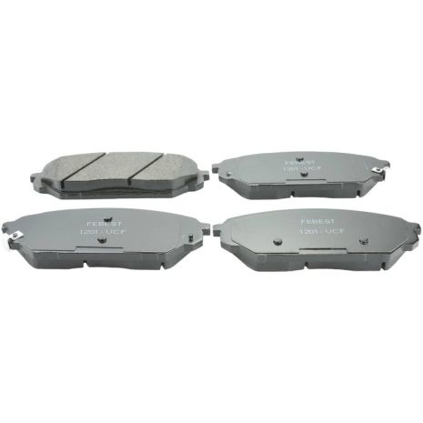 Колодки тормозные передние (с противоскрипной пластиной) Hyundai Veracruz/ix55/KIA, FEBEST (1201VCF)