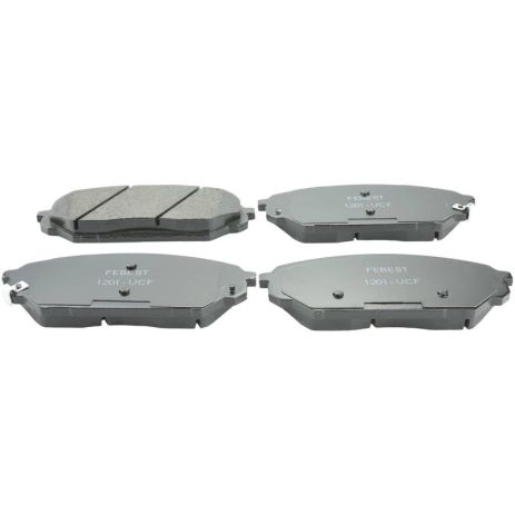 Колодки тормозные передние (с противоскрипной пластиной) Hyundai Veracruz/ix55/KIA, FEBEST (1201VCF)