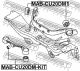 Сайлентблок опоры дифференциала (комплект) Mitsubishi Outlander I/Outlander, FEBEST (MABCU20DMKIT) Сайлентблок опоры дифференциала (комплект) Mitsubishi Outlander I/Outlander, FEBEST (MABCU20DMKIT)