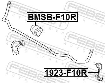 Тяга стабилизатора задняя BMW 5/7/6, FEBEST (1923F10R)