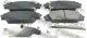 Колодки тормозные передние, комплект (с противоскрипной пластиной) Acura RSX/Honda CIVIC, FEBEST (0301FD2F)