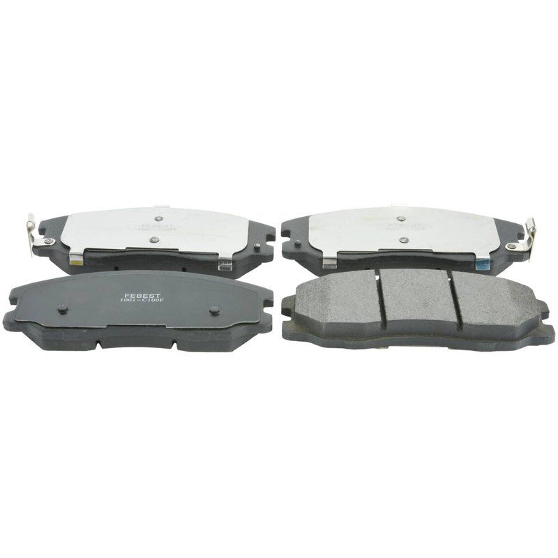 Колодки тормозные передние, комплект (с противоскрипной пластиной) Chevrolet Captiva, FEBEST (1001C100F) Колодки тормозные передние, комплект (с противоскрипной пластиной) Chevrolet Captiva, FEBEST (1001C100F)