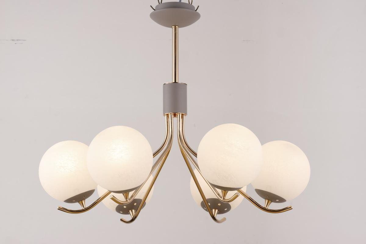 Люстра стельова V GH90331-6 FGD+Grey, золотий + сірий, E14 Люстра стельова V GH90331-6 FGD+Grey, золотий + сірий, E14