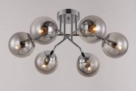 Люстра стельова V GH51365-6 CR, хром Люстра стельова V GH51365-6 CR, хром