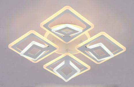 Потолочная люстра V K39905-4+1 WT, белая, LED 112W+22W