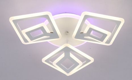Потолочная люстра V K39905-3+1 WT, белая, LED 96W+22W
