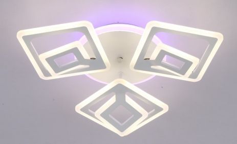 Потолочная люстра V K39905-3+1 WT, белая, LED 96W+22W